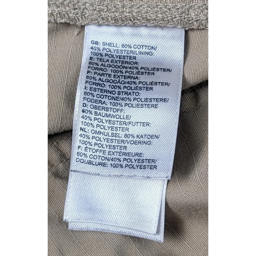 The North Face Mens Cargo Shorts Size 40 Tan Khaki Hiking Outdoor Flat Front